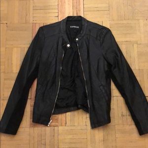 Faux leather jacket